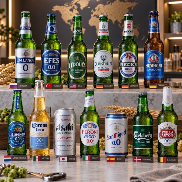 خرید و قیمت بهترین برند های آبجو بدون الکل